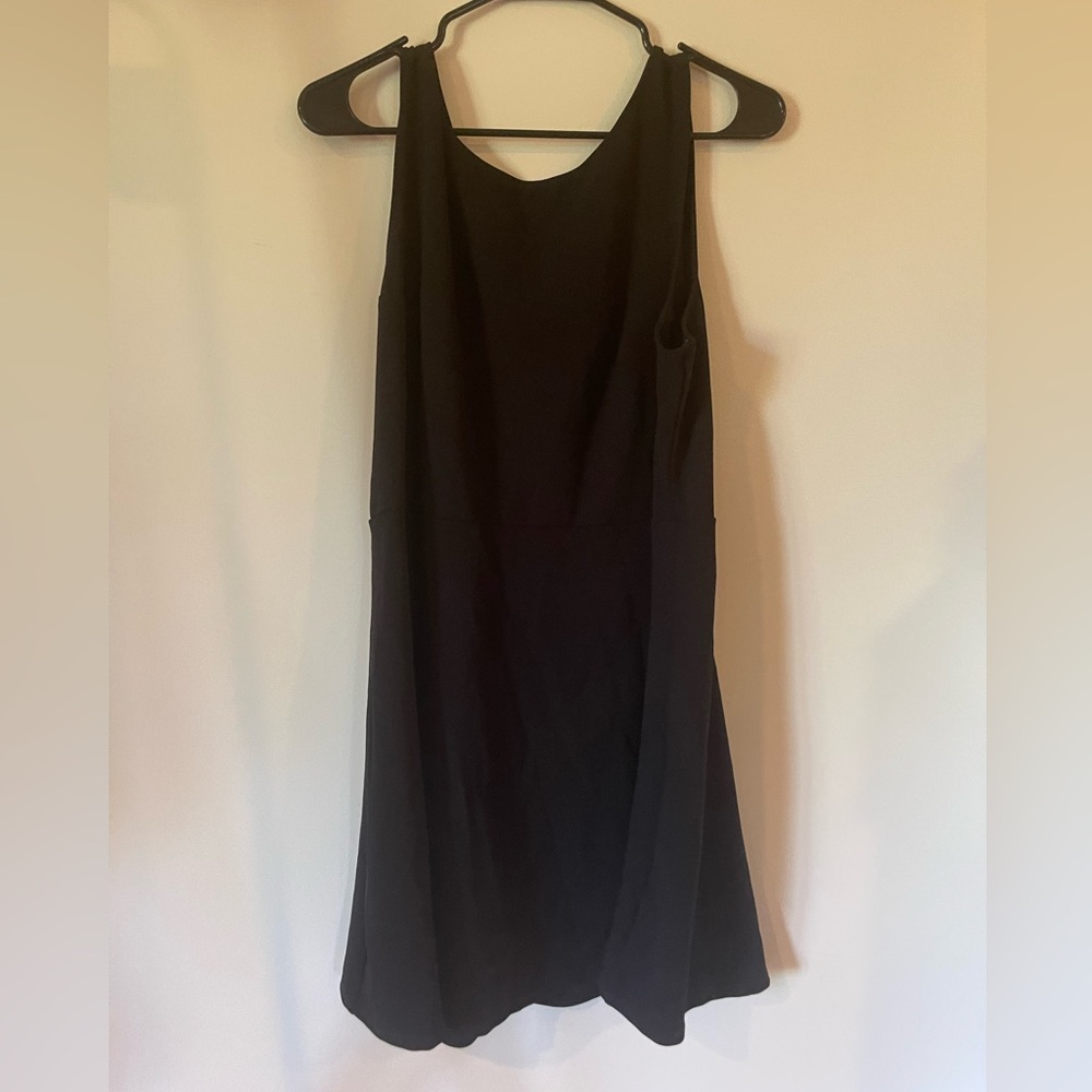 Express Black Strapless Dress